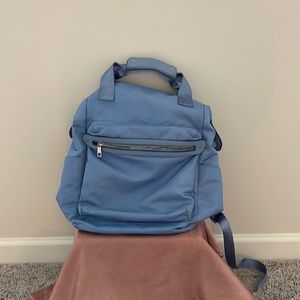 A New Day light blue backpack. Used. I’m good condition.